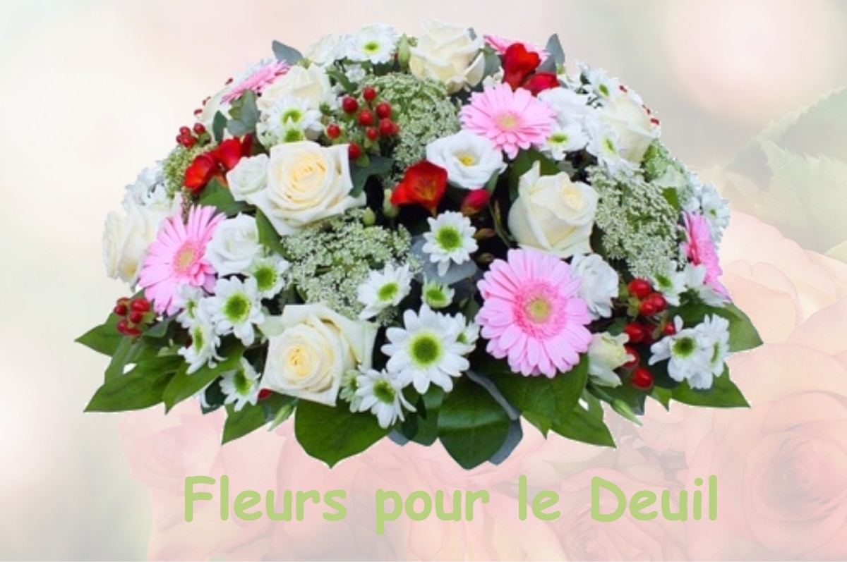 fleurs deuil PEUMERIT-QUINTIN